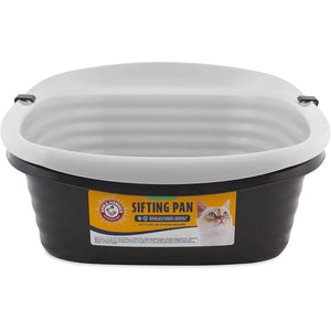 Arm & Hammer Large Sifting Litter Box Scoop Free Cat Litter Tray with Microban, Made in USA