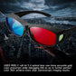 BIAL Red-blue 3D Glasses/Cyan Anaglyph Simple style 3D Glasses 3D movie game-Extra Upgrade Style