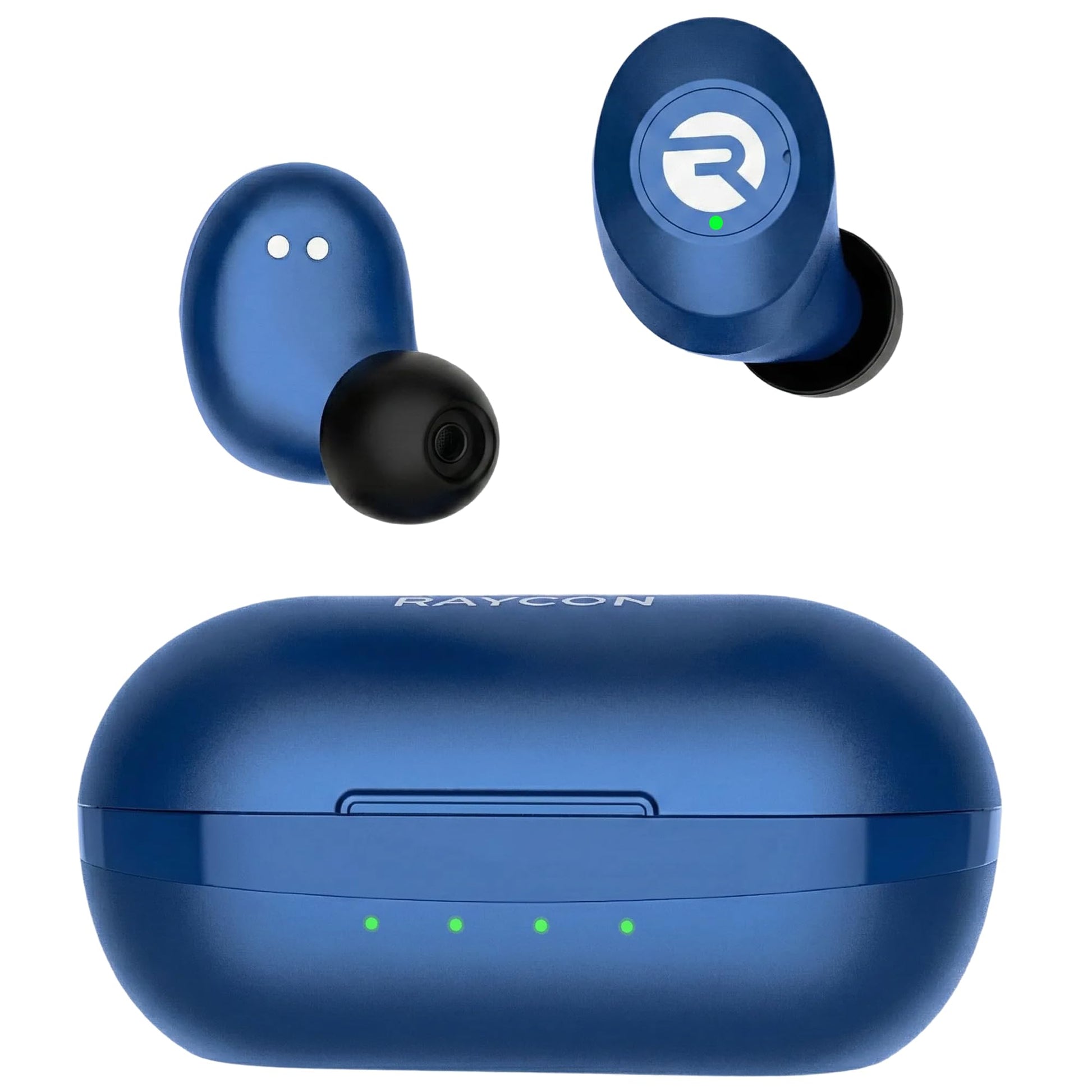 Buy now Raycon Everyday Classic Bluetooth Wireless Earbuds + Microphone with Active Noise Canceling, Sweat & Water-Resistant Earphones, Ear Buds Wireless Bluetooth 32 Hours Playtime (Rose Gold) Blue at indiglob india