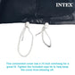 Buy now INTEX 28031E Pool Cover: For 12ft Round Metal Frame Pools – Includes Rope Tie – Drain Holes – 10in Overhang – Snug Fit at indiglob india