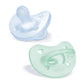 Buy now Chicco PhysioForma Silicone Orthodontic Pacifier, 0-6m | 100% Soft Silicone | Supports Breathing & Oral Development | Satin-Textured Nipple | Includes Sterilizing Case | BPA Free | Blue/Green, 2pk at indiglob india