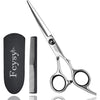 Fcysy Professional 6 Inch Hair Scissors Barber Shears, Haircutting Scissors with Comb, Salon Hair Shears for Men, Women & Pets - Hair Scissors Black