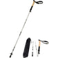 Aluminum Collapsible Ultralight Travel Trekking Hiking Pole for Men and Women (Fits 5'3" - 6'2")