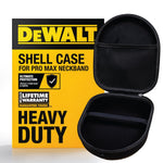Buy now DEWALT Heavy Duty Protective Headphone Case for Pro Max Neckband, Compact Lightweight w/EVA Earphone Hard Shell Case, Headset Travel Carry Shockproof, Water-Resistant, Soft Interior & Accessory Pocket at indiglob india