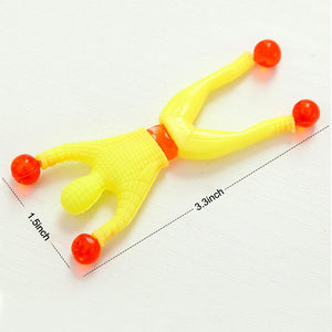 JOHOUSE Sticky Man, 24PCS Sticky Wall Climber Rolling Men, Window Crawlers Party Favors for Kids Classroom School Exchange Prize