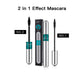 4D Silk Fiber Lash Mascara, 2 in 1 Mascara For Natural Lengthening And Thickening Effect(Pack of Cyan, Black)