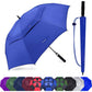 Golf Umbrella Large 62/68/72 Inch, Extra Large Oversize Double Canopy Vented Windproof Waterproof Umbrella, Automatic Open Golf Umbrella for Men and Women and Family.
