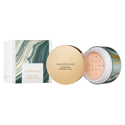 bareMinerals Mineral Veil Translucent Loose Setting Powder, Weightless Blurring, Baking & Finishing Face Powder, Pore Minimizer, Extends Makeup Wear, Talc-Free, Vegan