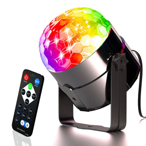 Buy now Mini Dj Disco Ball Party Stage Lights Sbolight Led 7Colors Effect Projector Karaoke Equipment for Stage Lighting With Remote Control Sound Activated for Dancing Christmas Gift KTV Bar Concert Birthday at indiglob india