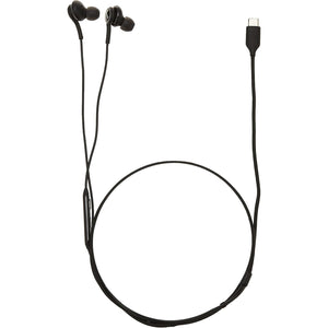 SAMSUNG EO-IC100BBEGUS Corded Type-C Earphones, Black, 0.98 x 0.71 x 48.82