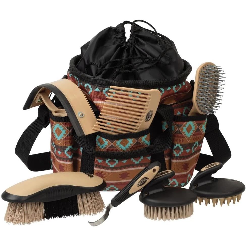 Buy now Weaver Leather Grooming Kit, Black/Beige, 65-2055-BK Lost Creek at indiglob india