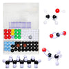 LINKTOR Chemistry Molecular Model Kit (444 Pieces), Student or Teacher Set for Organic and Inorganic Chemistry Learning, Motivate Enthusiasm for Learning and Raising Space Imagination, A Fullerene Set - 189pcs Kit