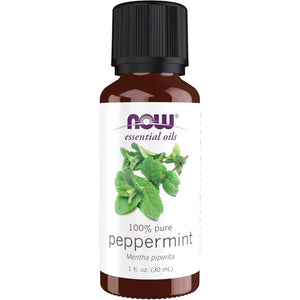 NOW Essential Oils, Peppermint Oil, Invigorating Aromatherapy Scent, Steam Distilled, 100% Pure, Vegan, Child Resistant Cap, 1-Ounce