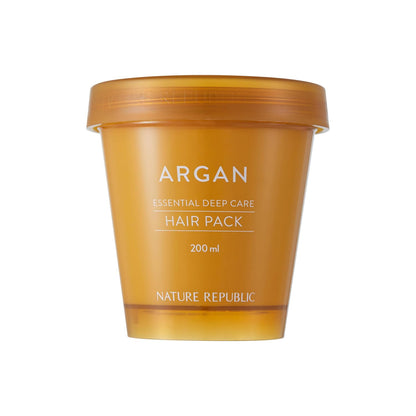 Nature Republic Argan Essential Deep Care Hair Pack, 200 ml / 6.76 Fl Oz