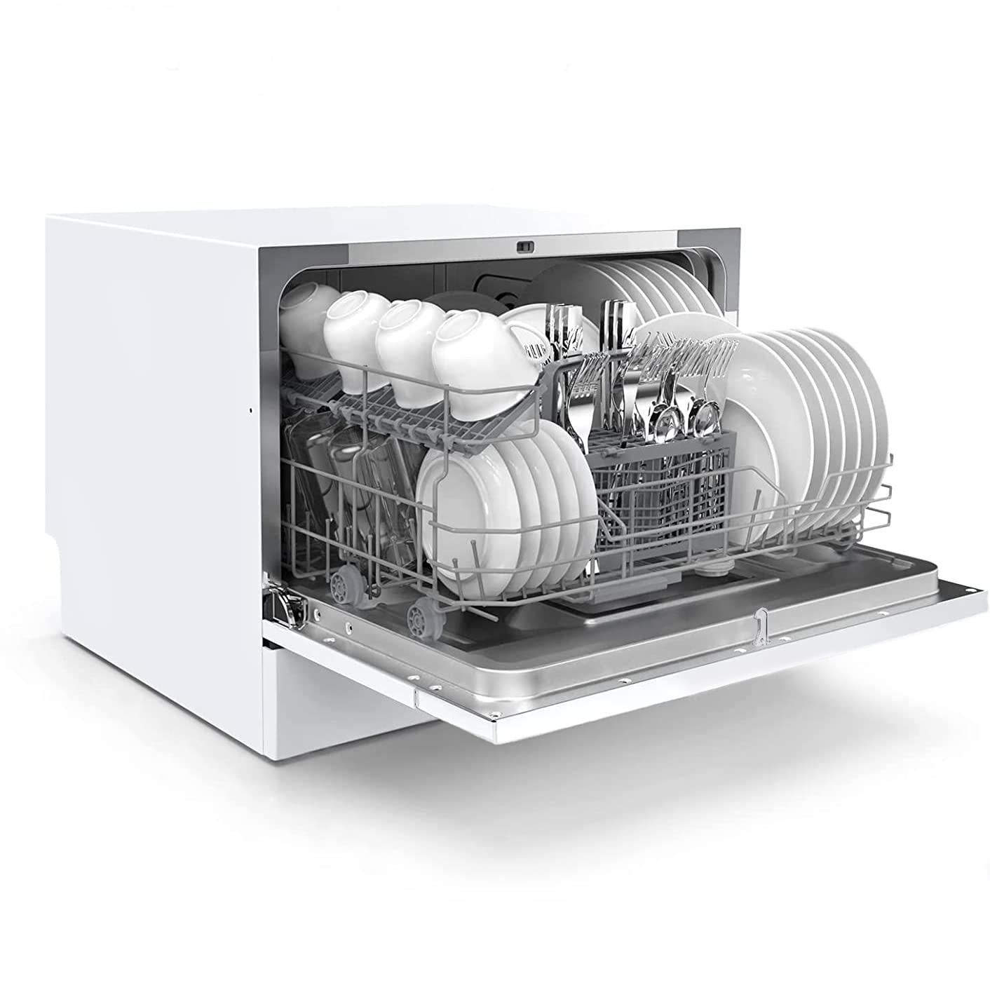 Buy now Honeywell Countertop Dishwasher with 6 Place settings, 6 Washing Programs, Stainless Steel Tub, UL/Energy Star- Stainless Steel at indiglob india