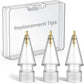 Delidigi 5 Pack Replacement Tips Compatible with Apple Pencil Pro/2nd Generation/1st Gen/USB C, Wear-Resistant iPencil Nibs Accessories Fine Point Precise Control Pen Like Tips