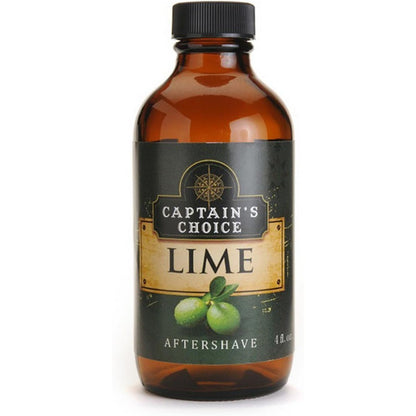 Captain's Choice Lime Aftershave 4.0 oz After Shave Pour