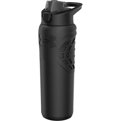 Under Armour 24Oz Stainless Steel Water Bottle, Insulated, Carabiner Easy Carry Hook, Leak Proof, Kids & Adults, All Sports, Gym
