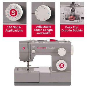 Buy now Singer HD6380FR Heavy Duty 6380 Sewing Machine With Accessories - Recertified at indiglob india