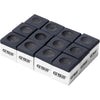 GSE Games & Sports Expert 12-Pack of Billiard/Pool Cue Chalks, Billiard Pool Table Accessories for Home/Tournament Use (6 Colors Available) - Black