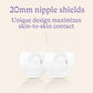 Lansinoh Contact Nipple Shields for Nursing Mothers, Ultra-Thin Soft & Flexible Medical-Grade Silicone Shields Designed for Sensitive Nipples and Latch-On Support, with Protective Case, 20mm, 2 Count