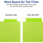 Avery® Big Tab™ Insertable Plastic Dividers, Double Pocket, Multicolor, 5-Tab