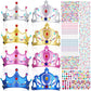 Buy now Epakh 19 Pieces DIY Crowns Set Party Foam Hats Making Your Own Tiara Crystal Diamond Sticker Princess King Crown Birthday Hat (Classic Style) at indiglob india