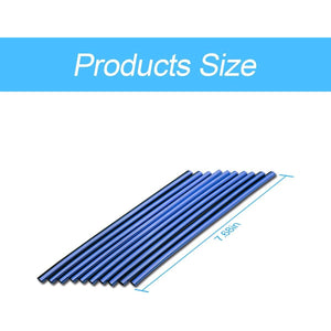 Car Air Conditioner Decoration Strip for Vent Outlet, 20 Pieces Universal Waterproof Bendable Air Vent Outlet Trim Decoration, Suitable for Most Air Vent Outlet, Car Interior Accessories (Blue)