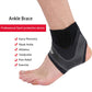 SPOTBRACE Ankle Support for Men and Women - Neoprene Breathable Adjustable Ankle Brace,Elastic Sprain Foot Sleeve for Plantar Fasciitis, Running, Basketball-1 Pair(L)