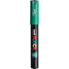 uni POSCA PC-1MR Water-Based Paint Markers, Extra Fine Tip (0.7mm), Black - Green