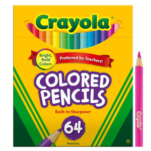 Buy now Crayola Mini Colored Pencils (Colors may vary), Coloring Supplies for Kids, 64 Count, Gift at indiglob india