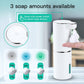LAOPAO Soap Dispenser, Automatic Foaming Hand Soap Dispenser Touchless Rechargeable Bathroom Countertop Soap Pump for Kids Xmas Gift 300ml