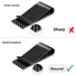 MONOCARBON Carbon-Fiber-Money-Clip-for-Men, Minimalist-Money-Holder for Cash, High Elastic Carbon-Fiber-Wallet, Slim and Durable