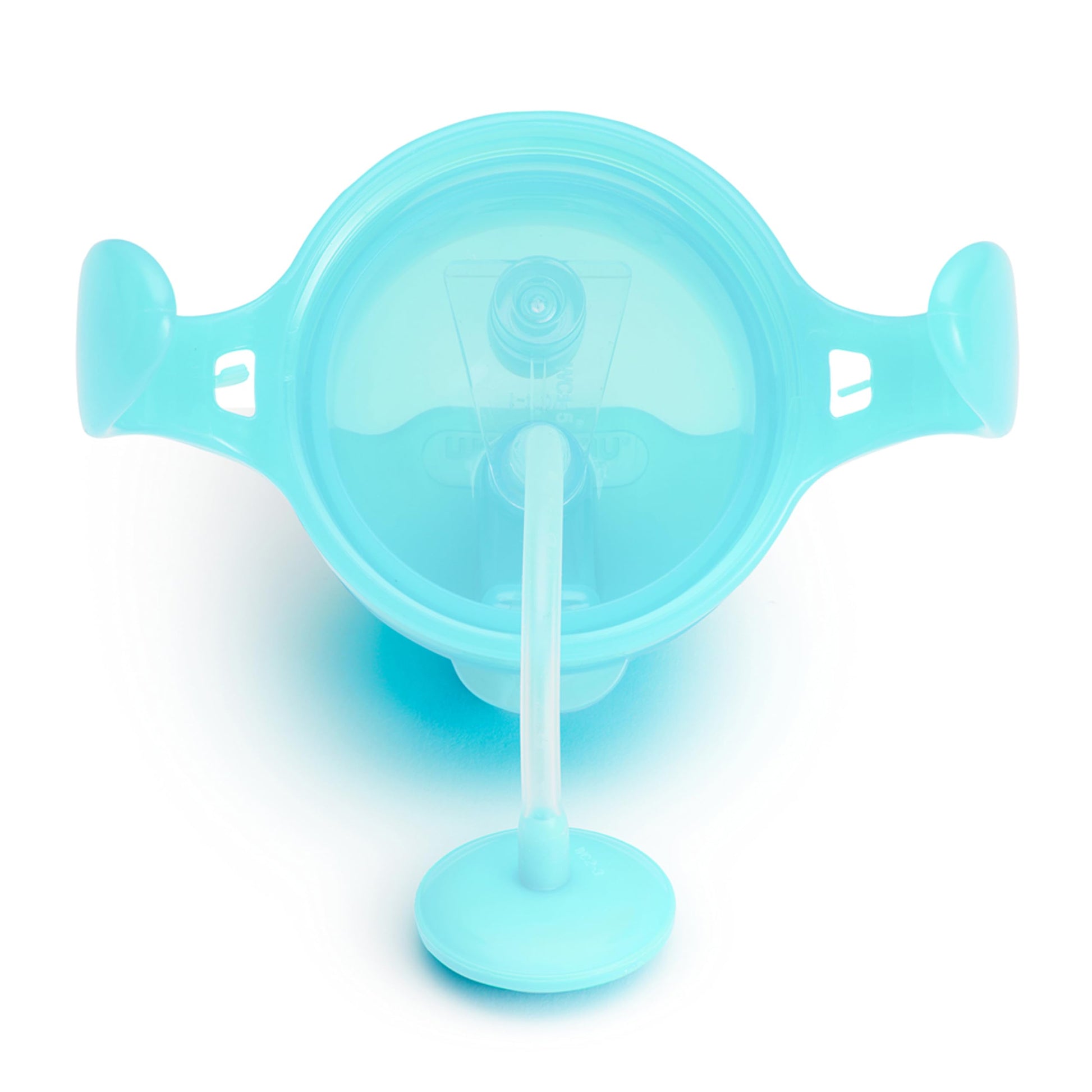 Buy now Munchkin Any Angle Sippy Cup for Toddlers, Spill Proof Weighted Straw Cup with Transition Handles for Babies 6 Months and Up, 7 Ounce, Blue at indiglob india