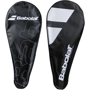 BABOLAT Tennis Racquet Cover with Shoulder Strap - Nylon (Black/White)