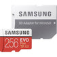 Samsung 256GB EVO Plus Class 10 UHS-I microSDXC U3 with Adapter (MB-MC256GA)