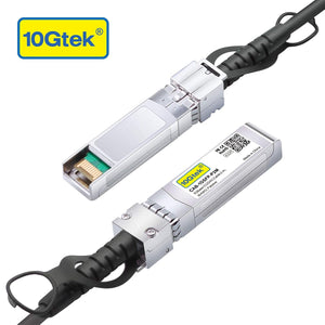 10Gtek 1.25G SFP DAC Twinax Cable - Gigabit Passive Direct Attach Copper Twinax SFP Cable for Cisco SFP-1GBASE-CU2M, Ubiquiti UniFi, Fortinet, Netgear, TP-Link and More, 2-Meter(6.6ft)