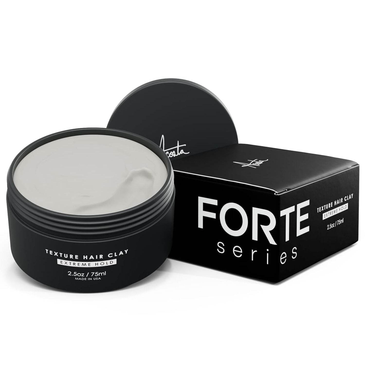 Alex Costa Hair Clay for Men by Forte Series Extreme Hold Men's with Natural Ingredients to Add Texture, Volume and Definition to Thick/Coarse Hair Premium Men's Hair Styling Products - My Store