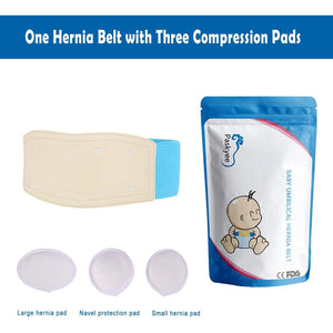 Paskyee Umbilical Hernia Belt Baby Belly Button Band Infant Belly Wrap Abdominal Binder Hernia Truss Support Adjustable Navel Belly Band Newborn Umbilical Cord Blue