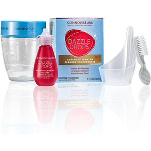 CONNOISSEURS Dazzle Drops, Jewelry Cleaner Solution, 1 Ounce