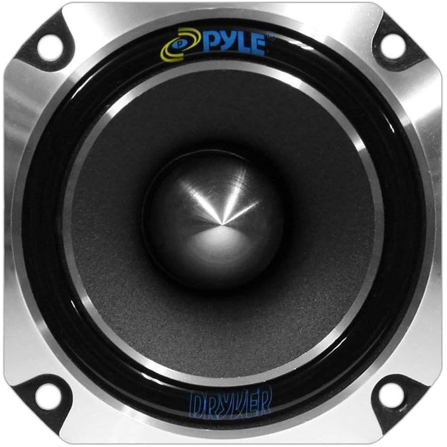 Buy now Pyle 1'Car Audio Speaker Tweeter-300 Watt High Power 1 Inch Super Titanium Tweeter System Die Cast Aluminum Frame, 2kHz 20 kHz Frequency,104 dB, 4-8 Ohm,Heavy Duty 30 oz Magnet PDBT28, 5in.x 5in.x4in. at indiglob india