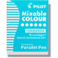 Pilot Parallel Mixable Color Ink Refills for Calligraphy Pens, Black Ink, 12-Pack (77313)