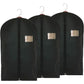 Buy now Garment Storage Bags Suit Bag - Travel 39.4 Inch Coat Covers Protector with Clear Window and ID Card Holder for Dress, Jacket, Uniform - Black, Set of 3 Default at indiglob india
