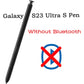 Black Galaxy S23 Ultra Pen WithoutBluetooth for Samsung Galaxy S23 Ultra 5G Stylus Pen Replacement for Samsung Galaxy S23 Ultra S Pen with Eject Pin
