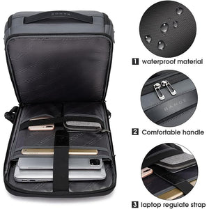 BANGE Business Smart Backpack Waterproof fit 15.6 Inch Laptop Backpack with USB Charging Port,Travel Durable Backpack