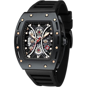 AIMES Watch Wristwatch for Men Fashion Casual Cool Big Dial Watch Luminous Waterproof Sport Analog Quartz Business Mens Watches Silicon Strap Dress Watch