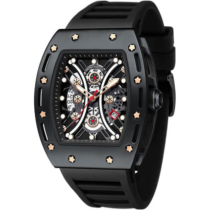 AIMES Watch Wristwatch for Men Fashion Casual Cool Big Dial Watch Luminous Waterproof Sport Analog Quartz Business Mens Watches Silicon Strap Dress Watch