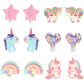 Amazon.com: PinkSheep Bling Clip On Earrings for Little Girls, Unicorn Cake Ladybug Earrings for Kids, 12 Pairs, Best Gift : Toys & Games