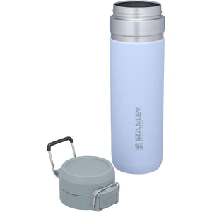Stanley Quick Flip GO Water Bottle 24 oz | Push Button Lid | Leakproof and Packable for Travel and Sports | Insulated Stainless Steel | BPA-Free | Lilac