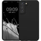 kwmobile Case Compatible with Samsung Galaxy S22 Plus Case - TPU Silicone Phone Cover with Soft Finish - Black Matte